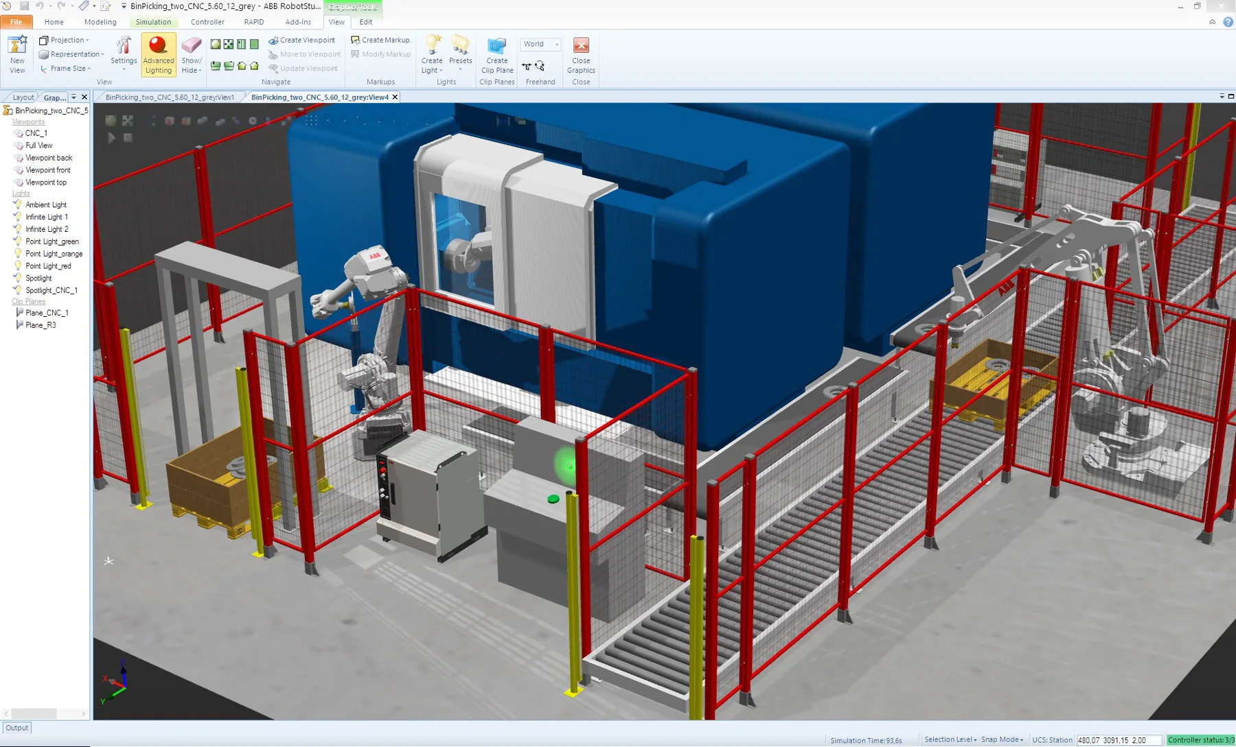 ABB RobotStudio cell simulation reference